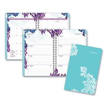 AT-A-GLANCE® Wild Washes Weekly-monthly Planner, Wild Washes Flora-fauna Artwork, 11 X 8.5, Blue Cover, 13-month (jan-jan): 2022-2023 freeshipping - TVN Wholesale